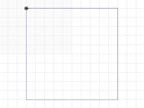 square with side of 10 cm